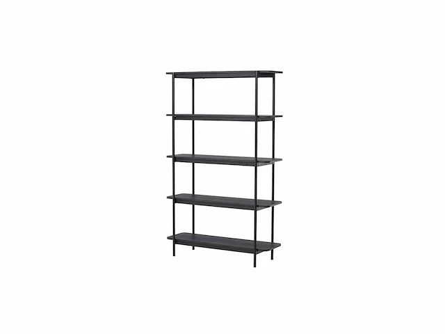 Venture design heim shelf 120x40xh190cm black - afbeelding 1 van  5