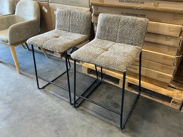 Venture home barkrukken zithoogte 64cm (2x) - afbeelding 1 van  4