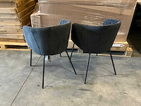 Venture home eetkamerstoelen met armleuning zithoogte 48cm (2x) - afbeelding 2 van  4