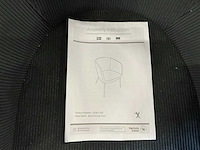 Venture home eetkamerstoelen met armleuning zithoogte 48cm (2x) - afbeelding 3 van  4