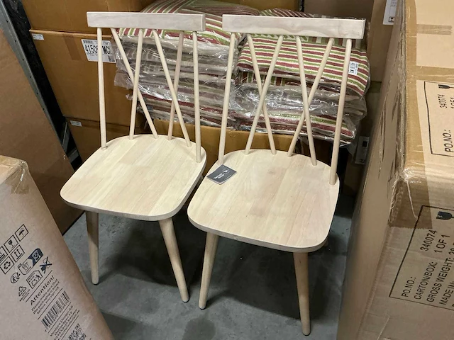 Venture home eetkamerstoelen zithoogte 45cm - afbeelding 1 van  3
