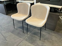 Venture home eetkamerstoelen zithoogte 46cm (2x) - afbeelding 1 van  4