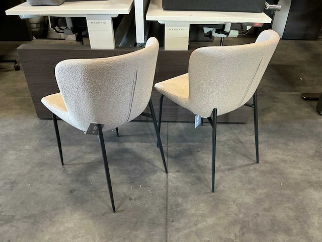 Venture home eetkamerstoelen zithoogte 46cm (2x) - afbeelding 2 van  4