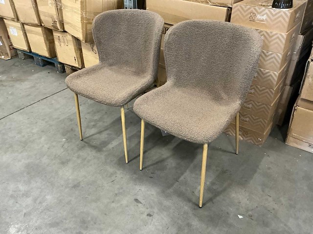 Venture home eetkamerstoelen zithoogte 46cm (2x) - afbeelding 1 van  2