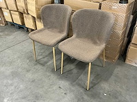 Venture home eetkamerstoelen zithoogte 46cm (2x) - afbeelding 1 van  2
