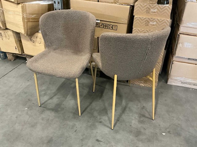 Venture home eetkamerstoelen zithoogte 46cm (2x) - afbeelding 2 van  2