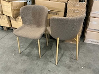 Venture home eetkamerstoelen zithoogte 46cm (2x) - afbeelding 2 van  2