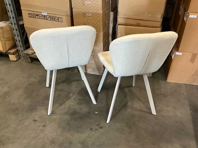 Venture home eetkamerstoelen zithoogte 47cm (2x) - afbeelding 3 van  3