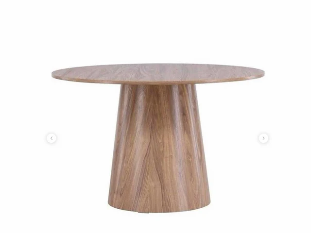 Venture home lanzo eetkamertafel nature d120xh77cm - afbeelding 1 van  5