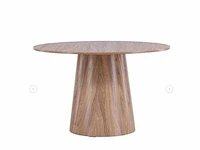 Venture home lanzo eetkamertafel nature d120xh77cm