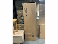 Venture home piring kledingkast beige 85x45xh183cm - afbeelding 2 van  3