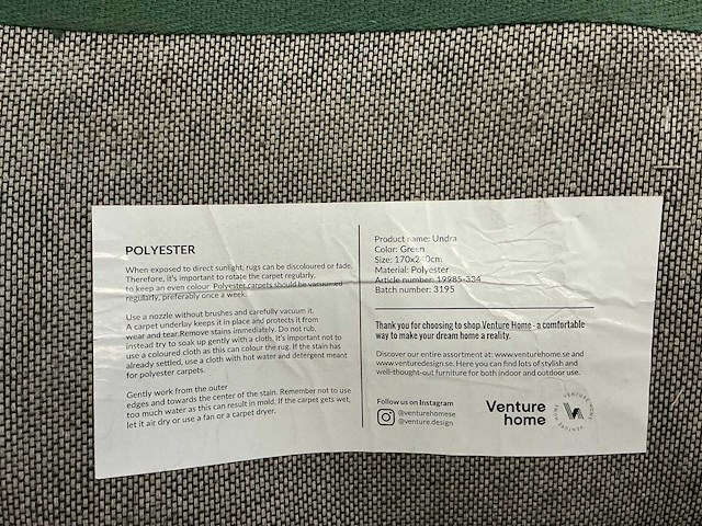 Venture home vloerkleed 240x170cm - afbeelding 3 van  4