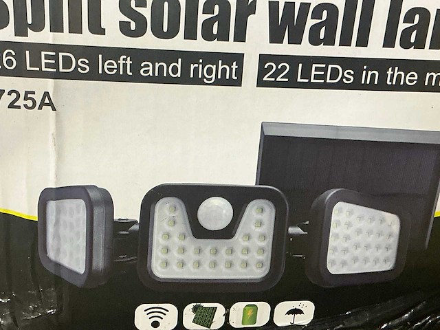 Venus led sensor led split solar wall lamp - afbeelding 5 van  6