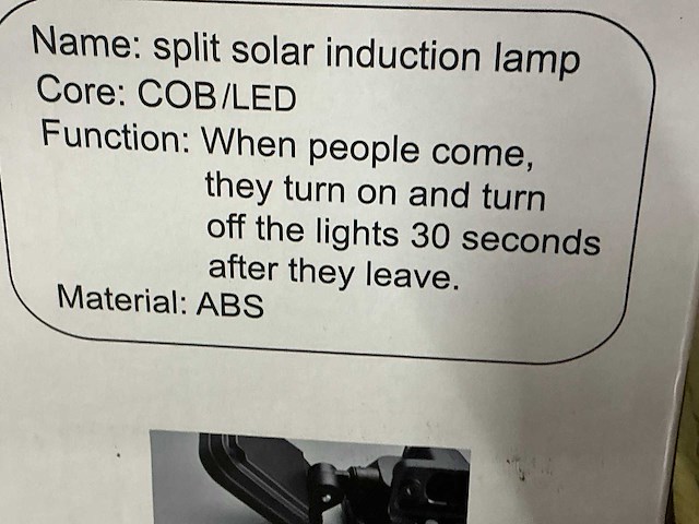 Venus led sensor led split solar wall lamp - afbeelding 6 van  6