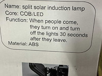 Venus led sensor led split solar wall lamp - afbeelding 6 van  6
