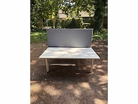 Vepa - duo-bureau hoogte: 63-87cm - 140x170cm - afbeelding 2 van  6