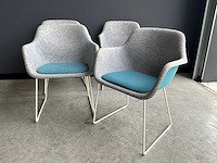 Vepa felt eetkamerstoel (4x) - afbeelding 1 van  7