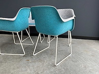 Vepa felt eetkamerstoel (4x) - afbeelding 3 van  7