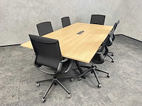 Vepa vpax/ relativ - 6p conferentieset 240x120 - afbeelding 1 van  17