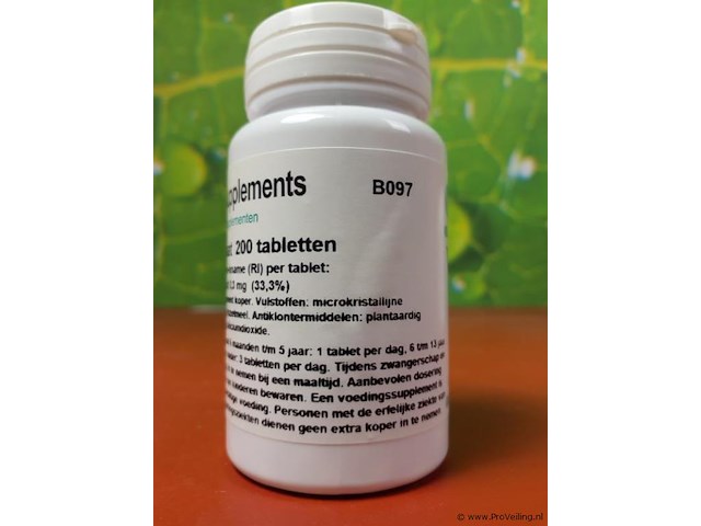 Vera voedingssupplementen, diverse soorten o.a. koperbisglycinaat, marine omega 3-complex & antioxidant-complex - afbeelding 4 van  19