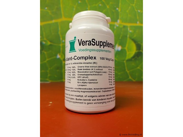 Vera voedingssupplementen, diverse soorten o.a. koperbisglycinaat, marine omega 3-complex & antioxidant-complex - afbeelding 9 van  19