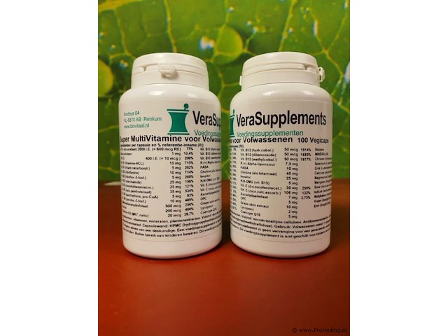 Vera voedingssupplementen, diverse soorten o.a. vitamine a/d-complex, super magnesium & mineraal complex - afbeelding 17 van  18