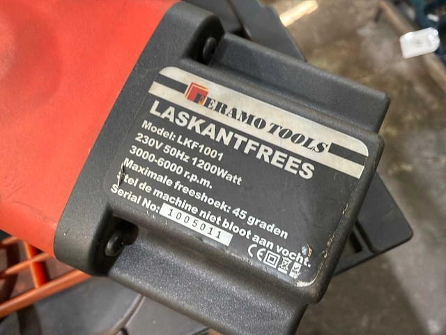 Veramo lkf-1001 elektrische laskantfreesmachine - afbeelding 4 van  4