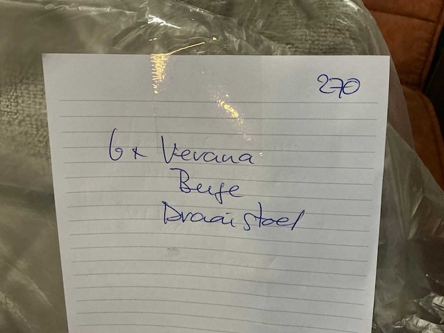 Verana eetkamerstoel (6x) - afbeelding 6 van  6