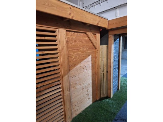 Veranda (douglas) met shutter - 500x250cm - afbeelding 10 van  19