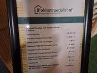 Veranda (douglas) met shutter - 500x250cm - afbeelding 19 van  19