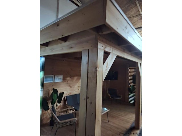 Veranda (douglas) met shutter - 500x250cm - afbeelding 6 van  19