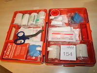 Verbandtrommel met muurbeugel. - afbeelding 1 van  1