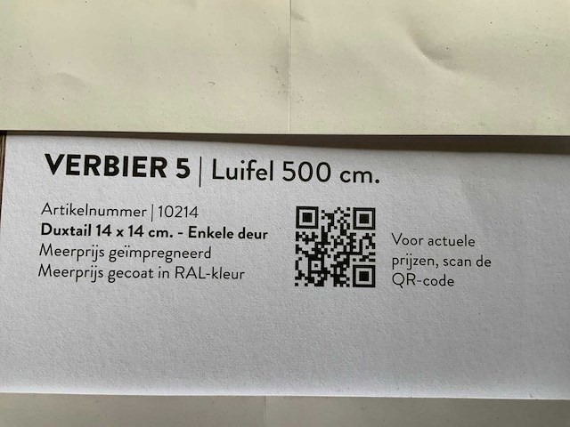 Verbier blokhut (10214) - afbeelding 3 van  5
