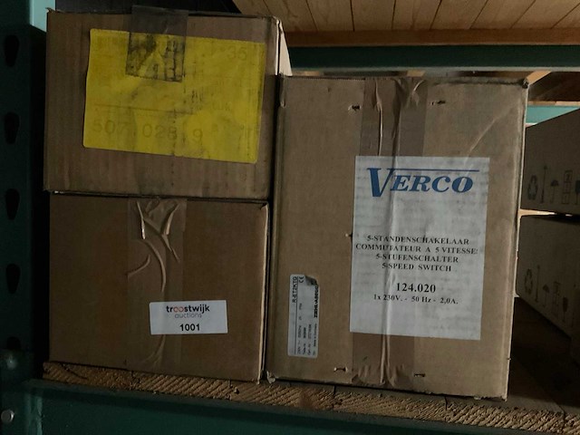 Verco r-et2ktg 5 standen schakelaar (3x) - afbeelding 1 van  2