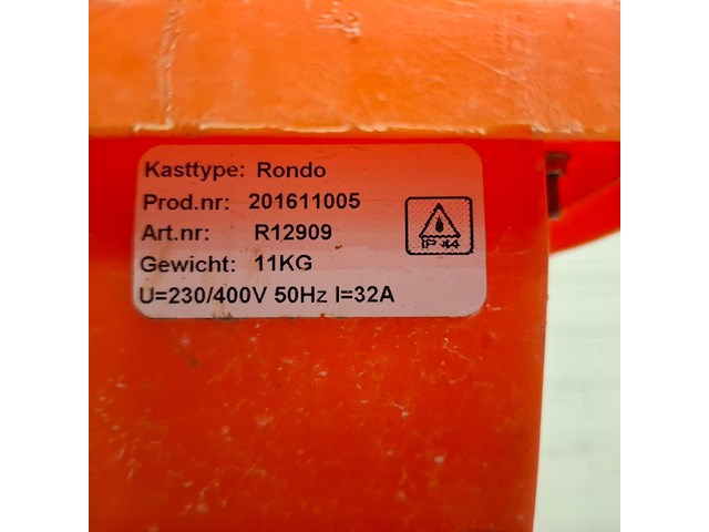 Verdeelkast 32a (32-2/400v, 16-6/230v ) jäger direkt, rondo 32a ra, bouwjaar 2017 - afbeelding 5 van  5