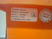 Verdeelkast 32a pa, (16-6/230v, 32-2/400v) jäger direkt, rondo 32a pa, bouwjaar 2014 - afbeelding 5 van  5
