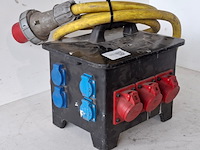 Verdeelkast 63a 400v cee elspro, aachen 1976311, bouwjaar 2011, (32-3/400v, 16-3/400v, 16-4/230v)