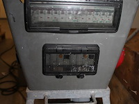 Verdeelkast keraf / omega 107910 ke100 blauw met 3x kracht en 6x 230v. - afbeelding 3 van  4
