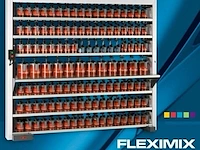 Verfmengstelling in doos fillon technologies, fleximix 150 essential