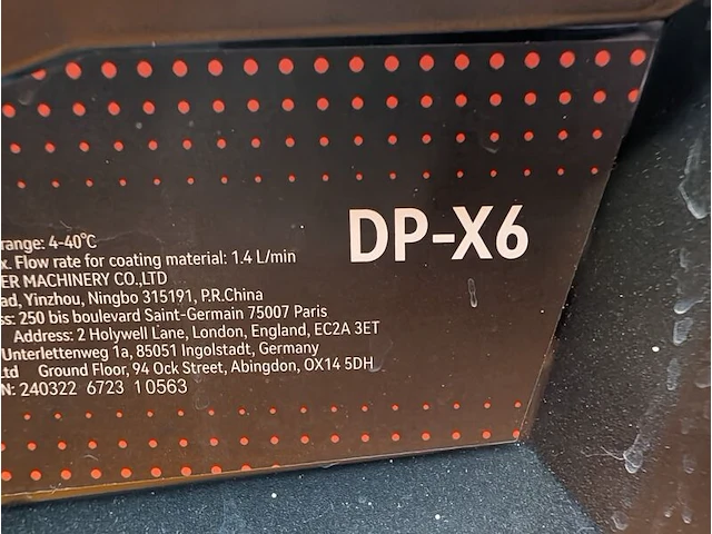 Verfspuit vevor, dp-x6 - afbeelding 5 van  6