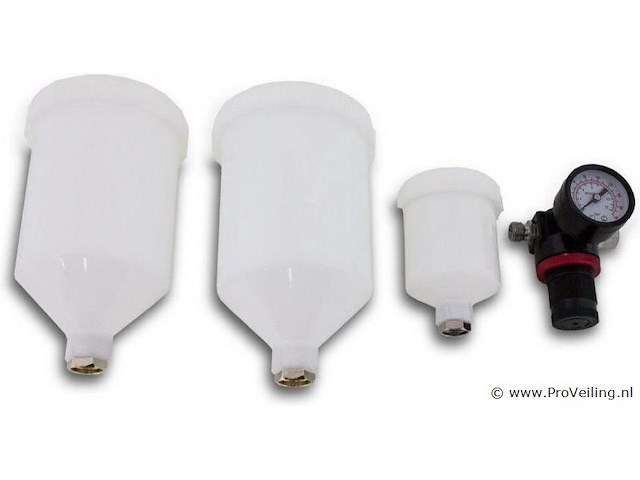 Verfspuitpistool 11-delig incl. koffer - afbeelding 3 van  6