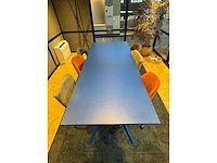 Vergaderopstelling - vergadertafel huislijn 240x100cm + 6 vergaderstoelen - afbeelding 2 van  8