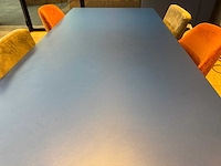 Vergaderopstelling - vergadertafel huislijn 240x100cm + 6 vergaderstoelen - afbeelding 8 van  8