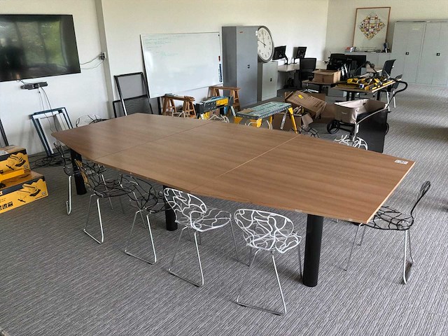 Vergaderset met 12 stoelen. - afbeelding 3 van  5