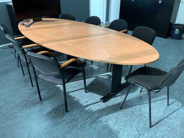 Vergaderset met 8 stoelen - afbeelding 6 van  9