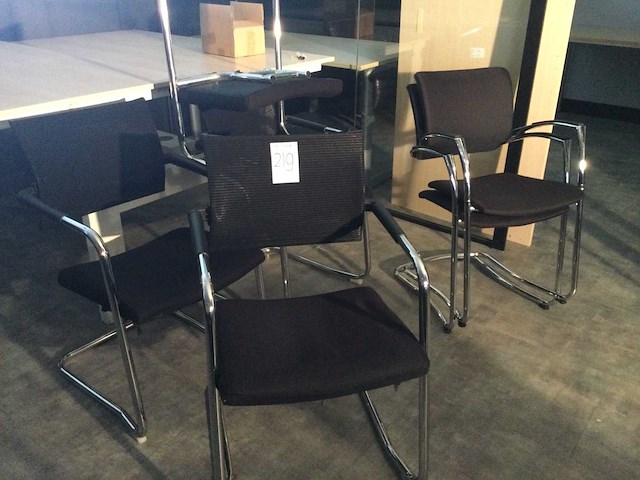 Vergaderstoelen (6x) - afbeelding 1 van  3
