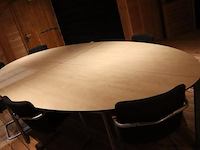 Vergadertafel 360x188x75cm, incl. 7 vergaderstoelen - afbeelding 1 van  8