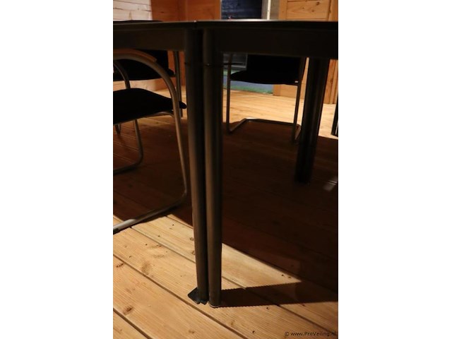 Vergadertafel 360x188x75cm, incl. 7 vergaderstoelen - afbeelding 3 van  8