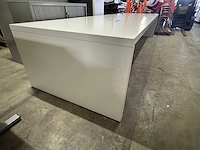 Vergadertafel 400x120x75cm v.v. stroomvoorzieningen - afbeelding 2 van  6