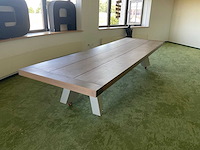 Vergadertafel 400x120x77 cm - afbeelding 1 van  5